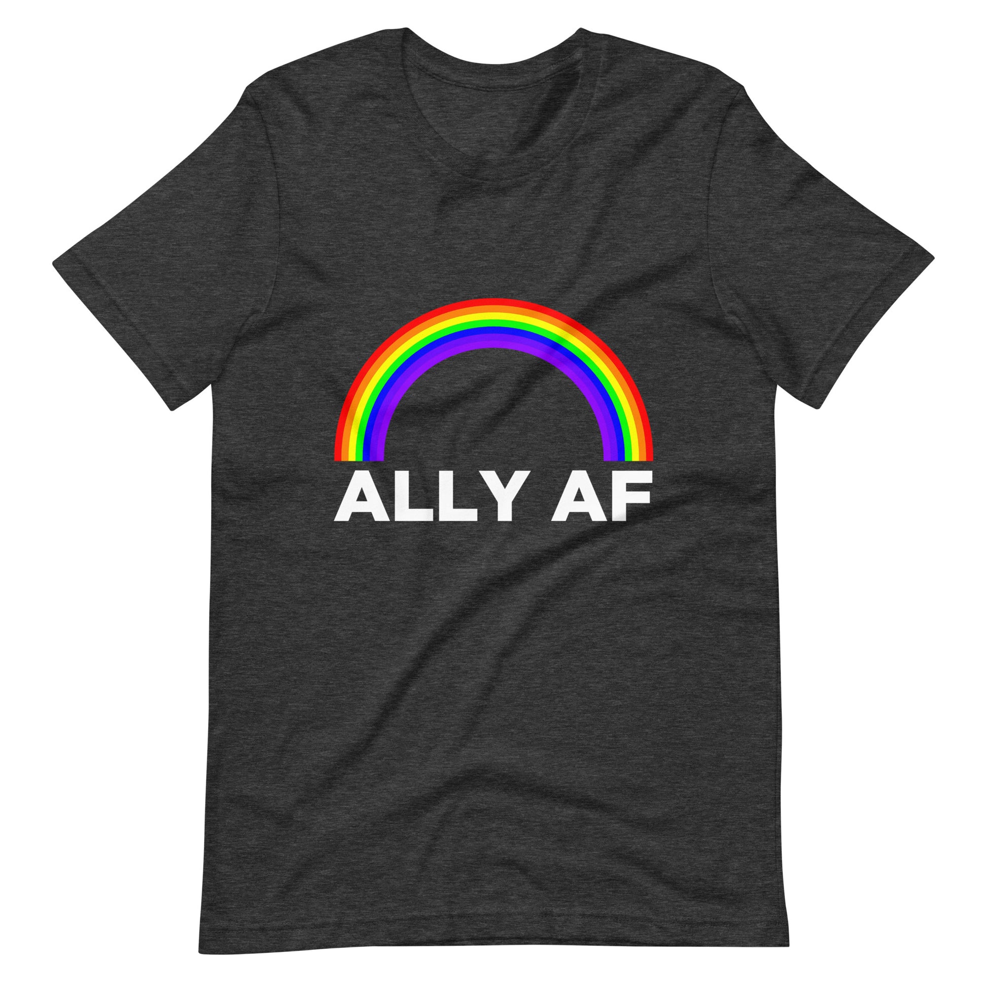 Pride T-Shirt Ally AF dark grey | House of Dad