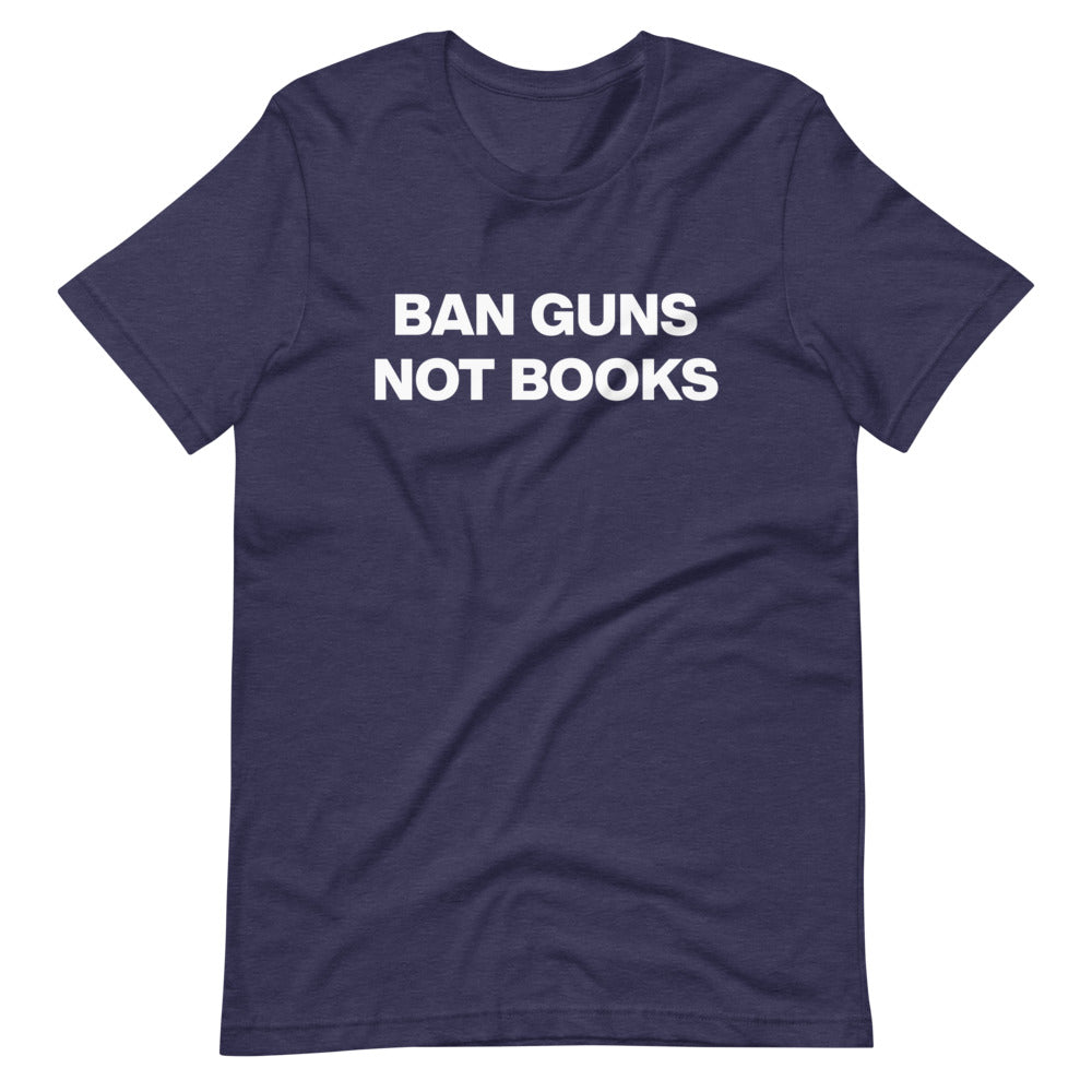 Ban Guns Not Books T-Shirt navy | House of Dad