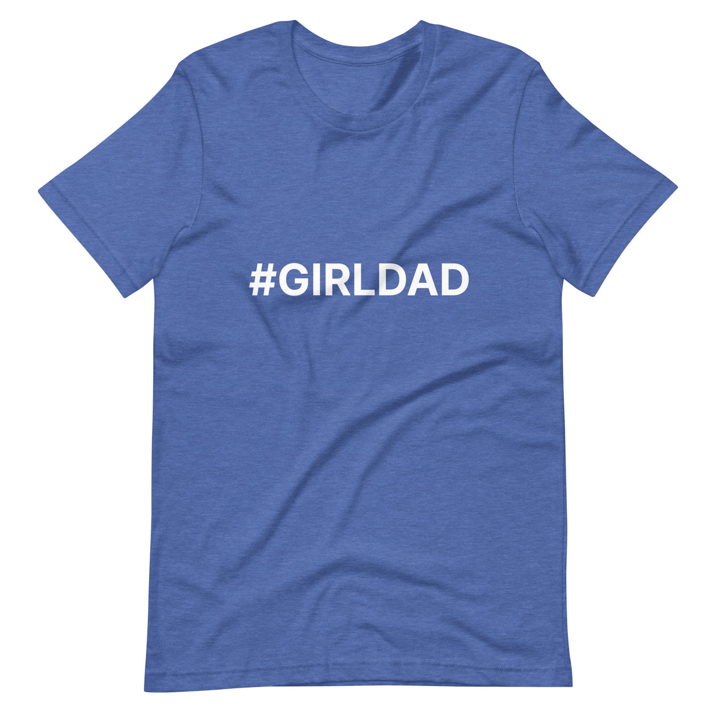 girl dad shirt royal blue | House of Dad