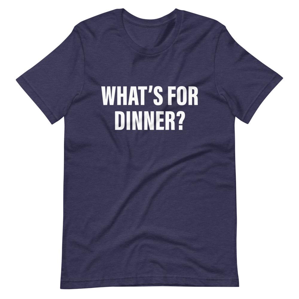 What's For Dinner Cool Dad T-Shirt Navy