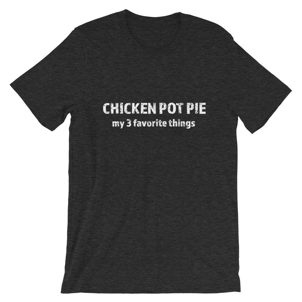 Chicken Pot Pie T Shirt in Dark Gray | House of Dad