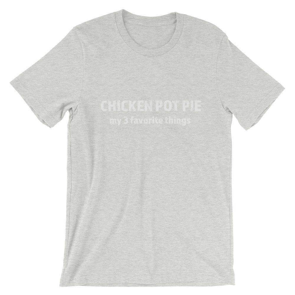 Chicken Pot Pie T Shirt in Gray | House of Dad