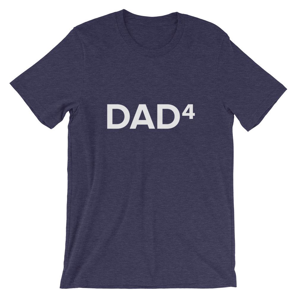 Dad to the Fourth Power T-Shirt - House of Dad in NAvy