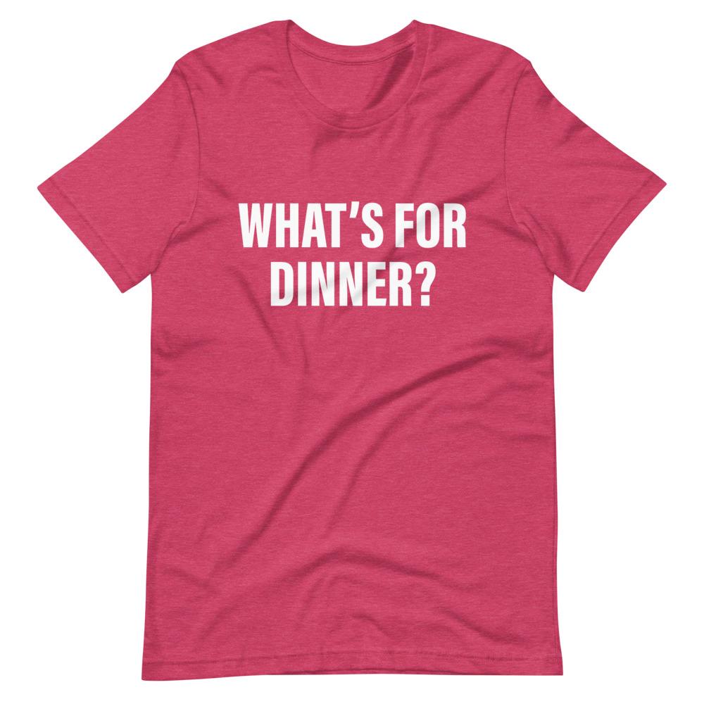 What's For Dinner Cool Dad T-Shirt Red