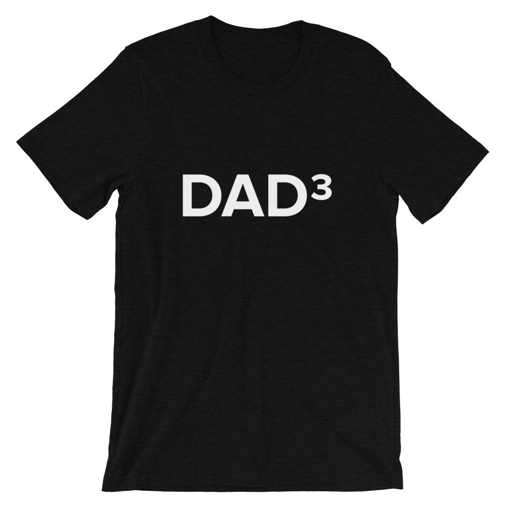 Dad Cubed Cool Dad t-shirt in black | House of Dad